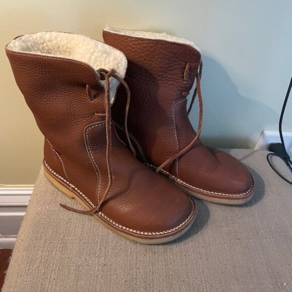 Arhus Duckfeet Sheep Wool Lined Boots Size EU 42 - Picture 3 of 3